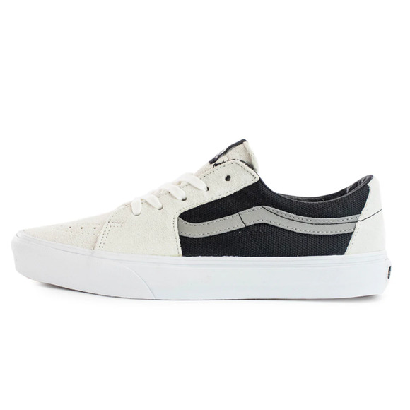 VANS SK8-Low 2 Tone White/Black Suede Men\'s Sneakers Shoes Size 13 NEW main image 6